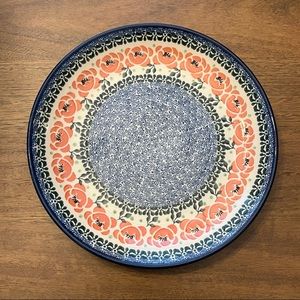 POLISH POTTERY 10” DINNER PLATE